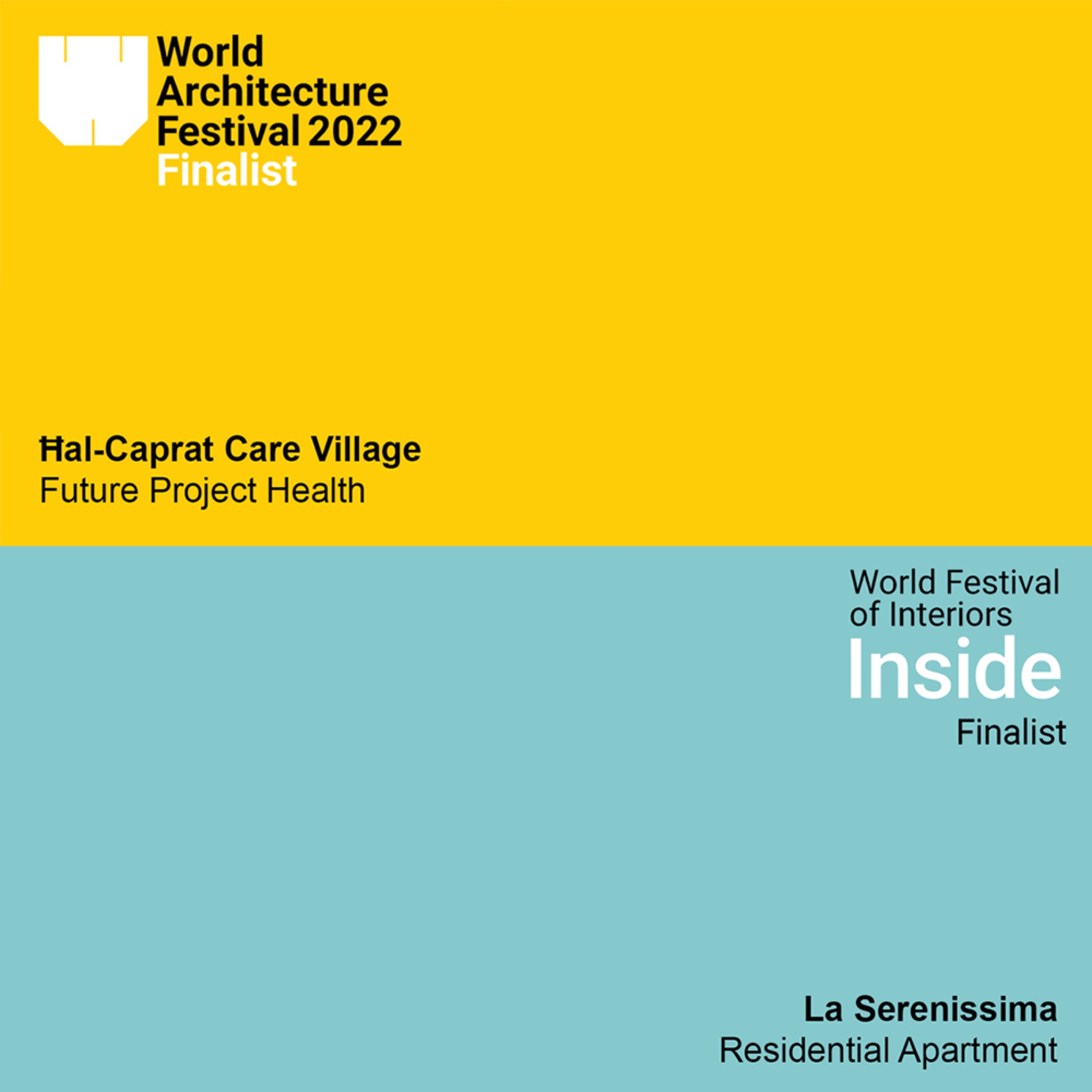 Valentino Architects Shortlisted at the 2022 World Architecture Festival and Inside World Festival of Interiors