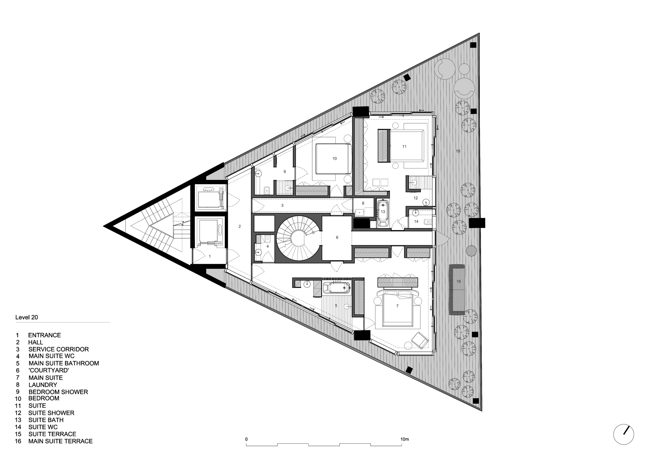 14 East Penthouse, drawing 2