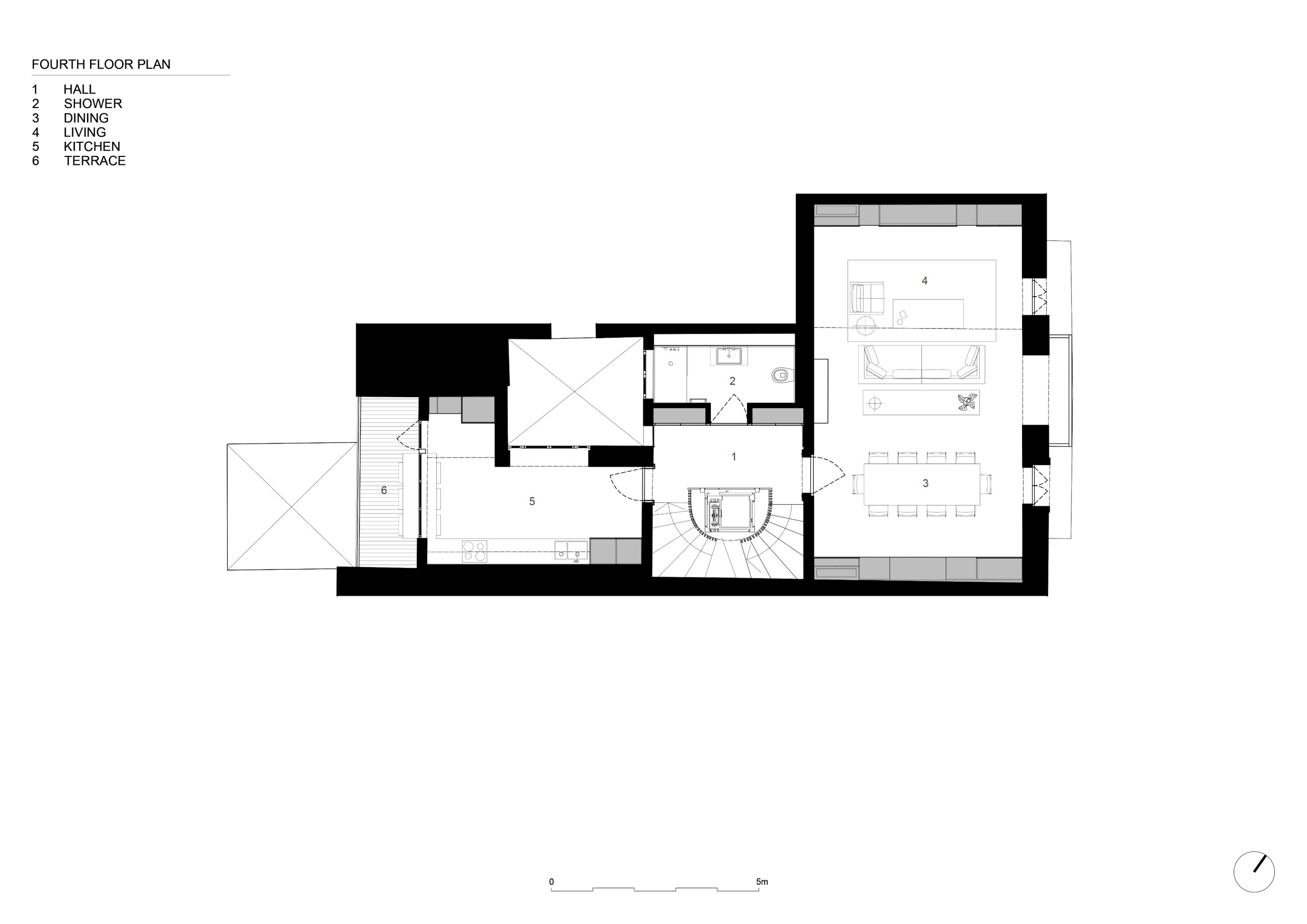 Old Theatre Townhouse, drawing 8