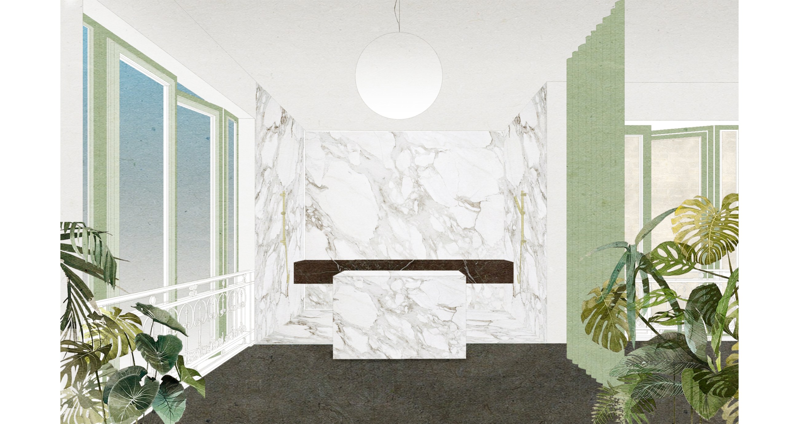 Old Theatre Townhouse, drawing 7