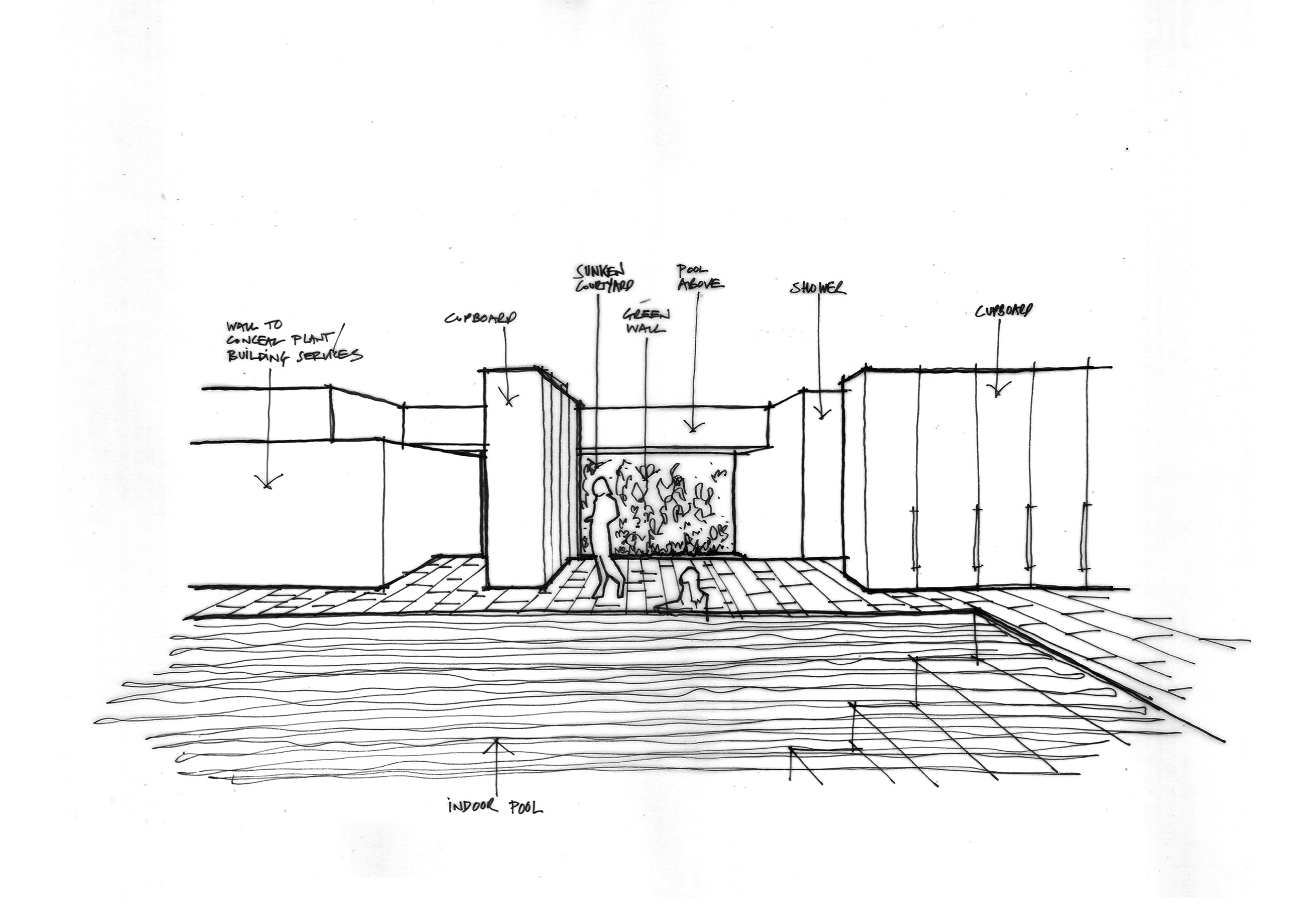 Villa 2A, drawing 2