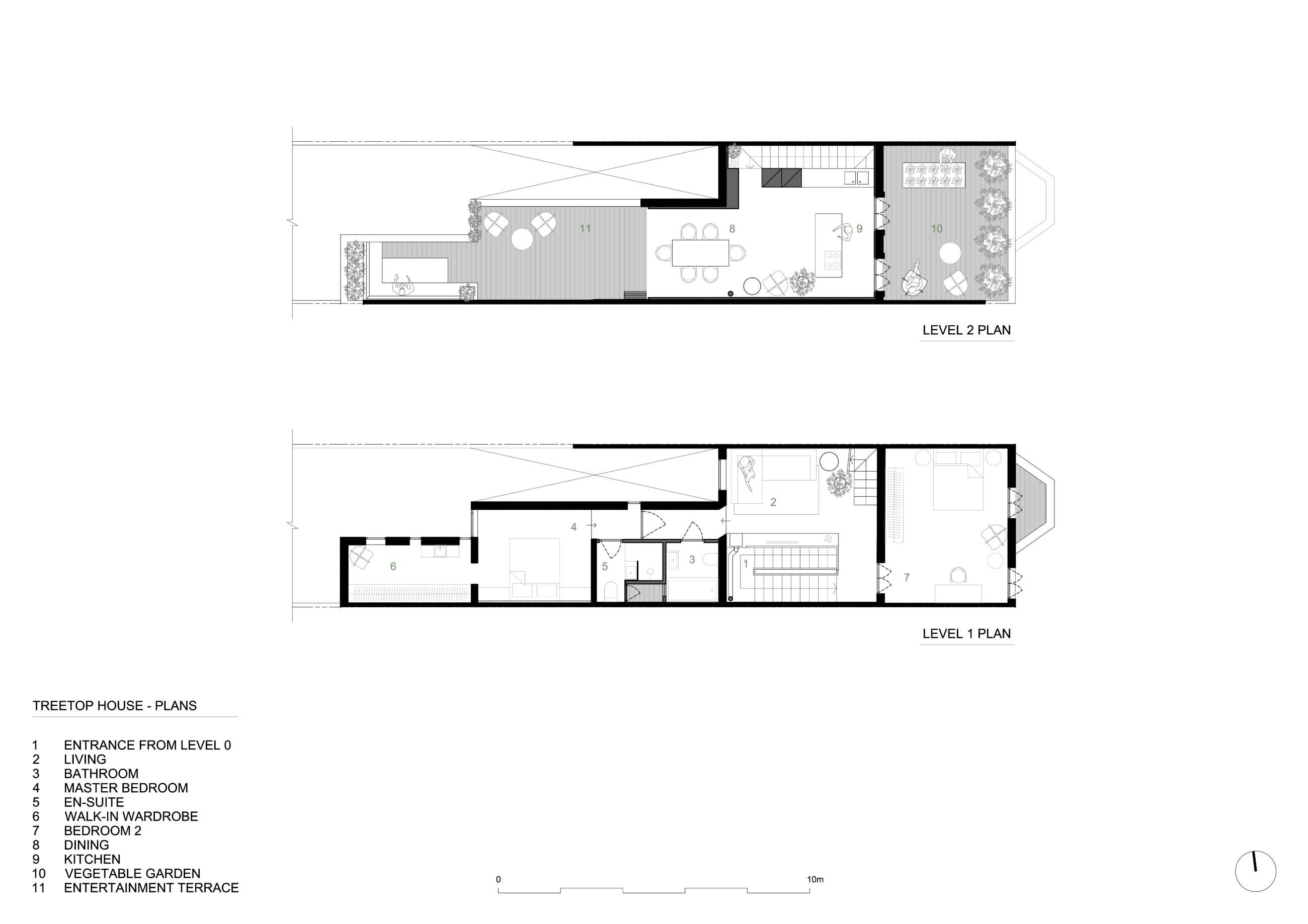 Treetop House, drawing 1