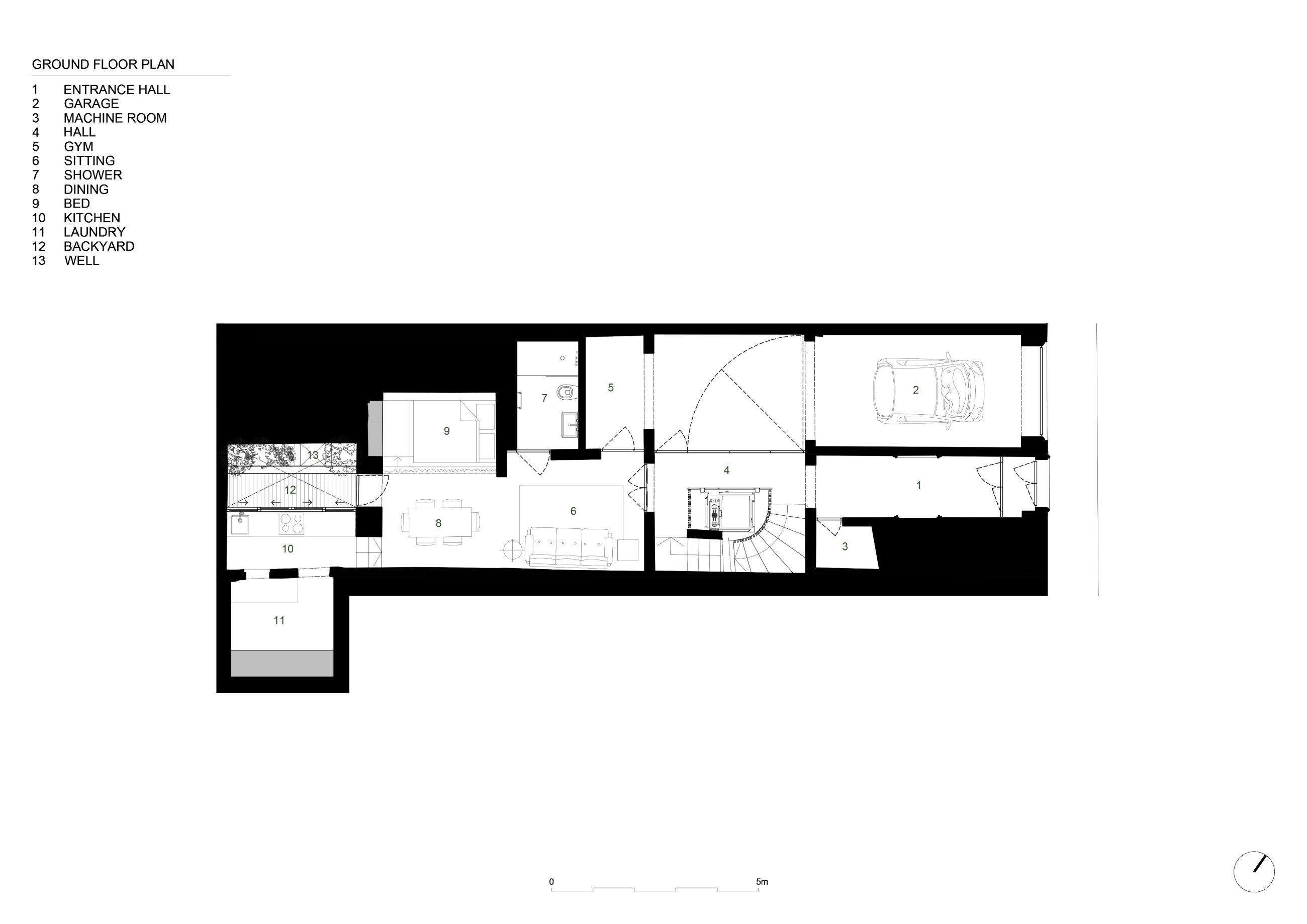 Old Theatre Townhouse, drawing 2