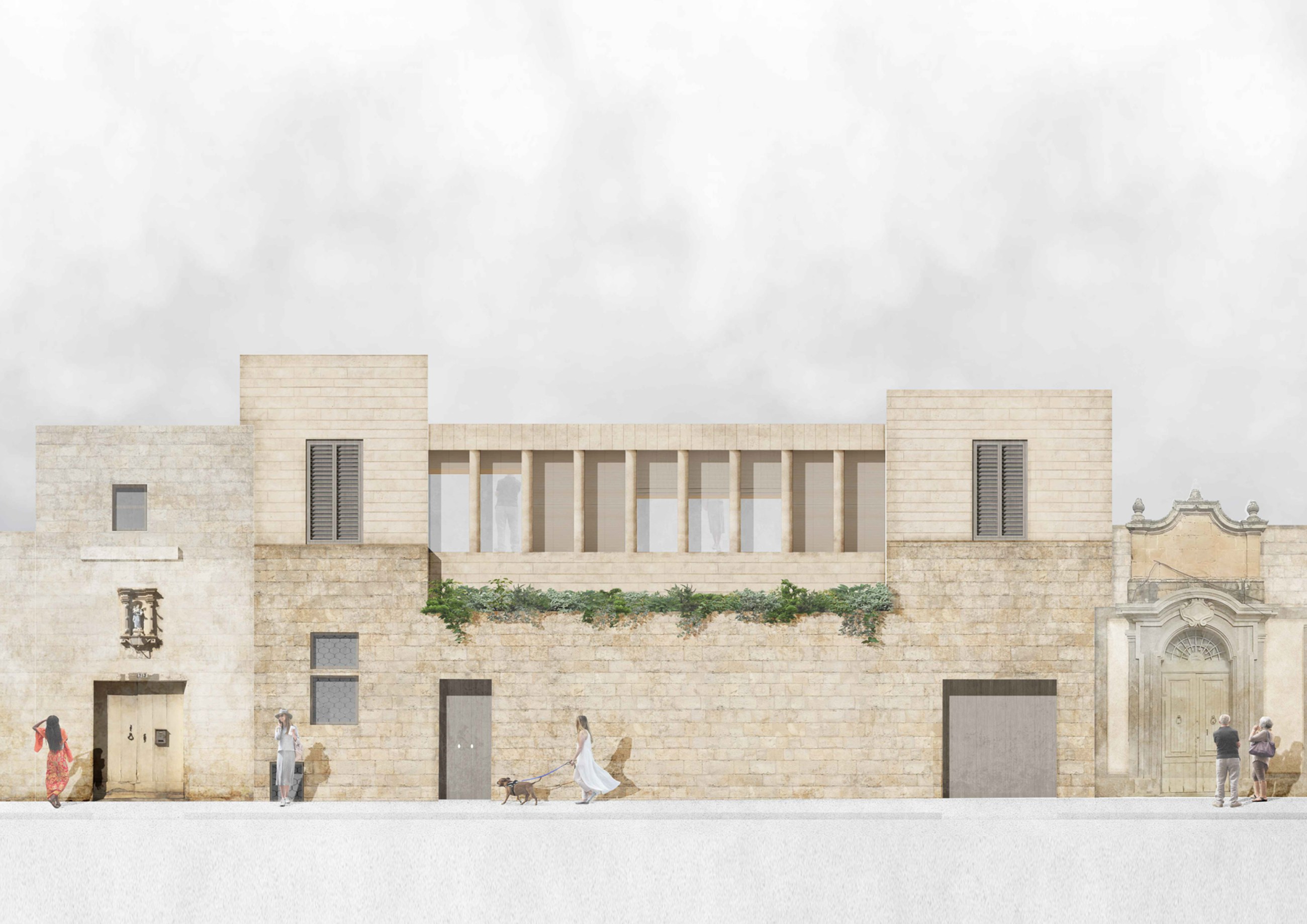 Dar San Rokku, drawing 3