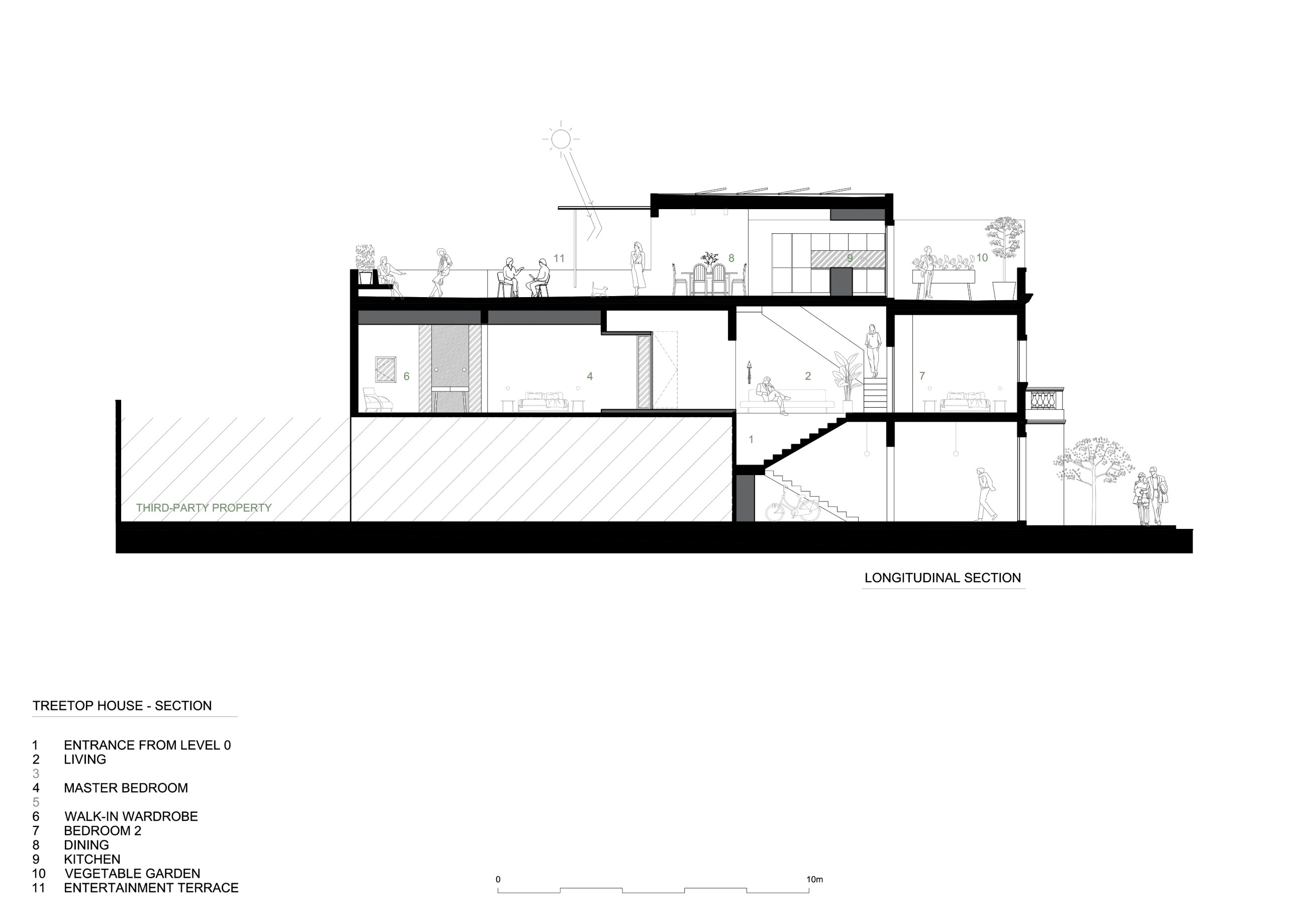 Treetop House, drawing 2