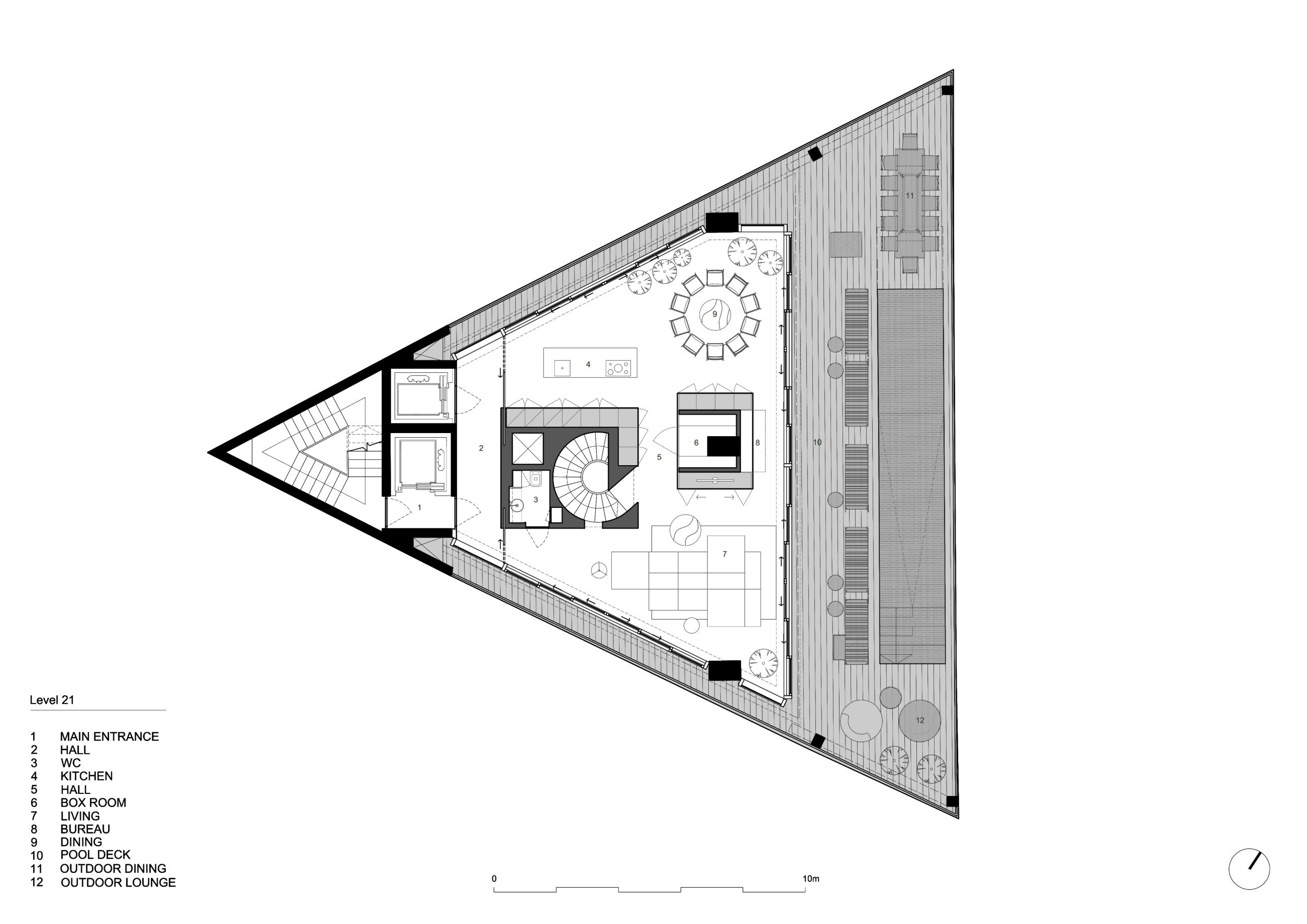 14 East Penthouse, drawing 1