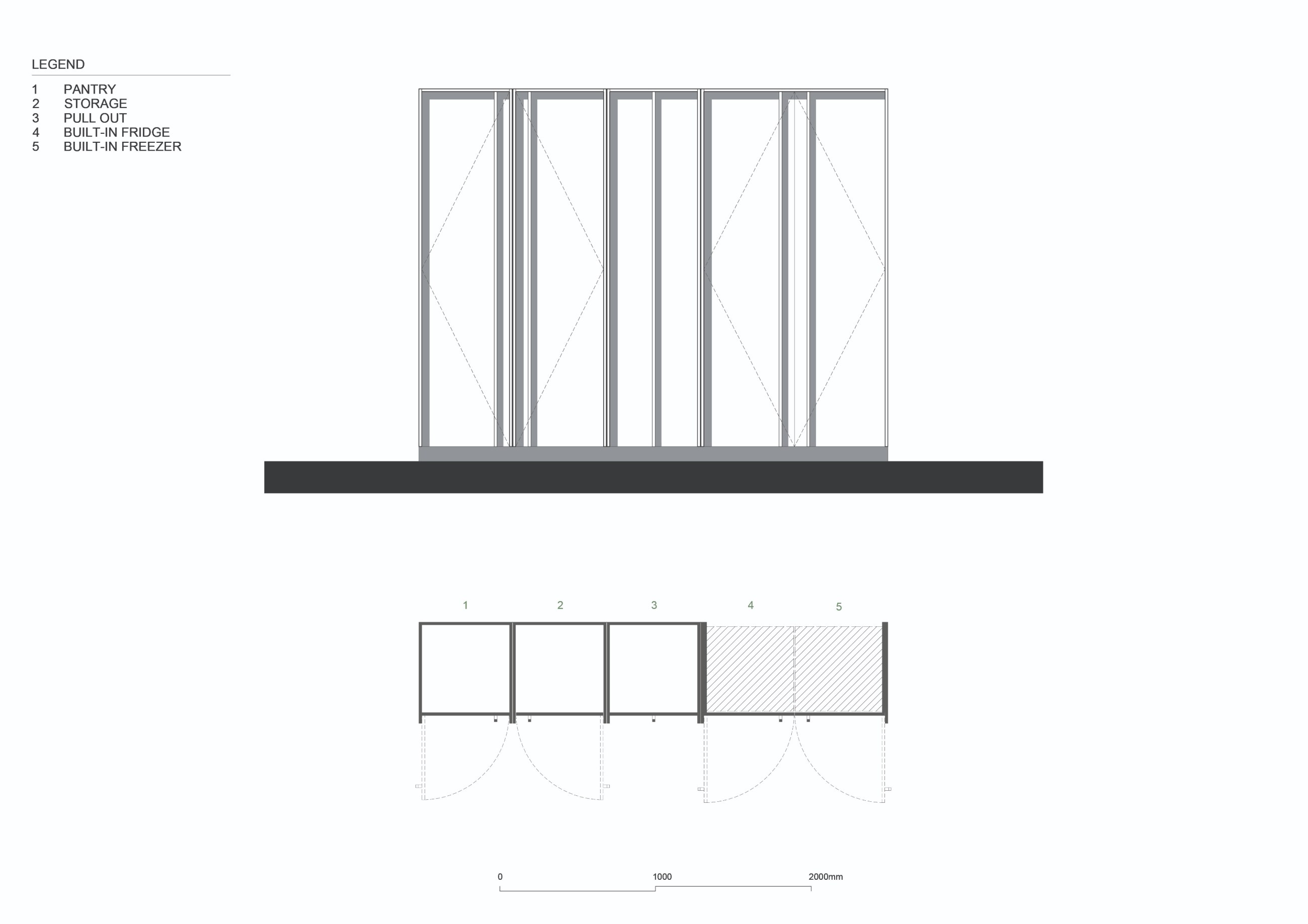 Dell Kitchen, drawing 3