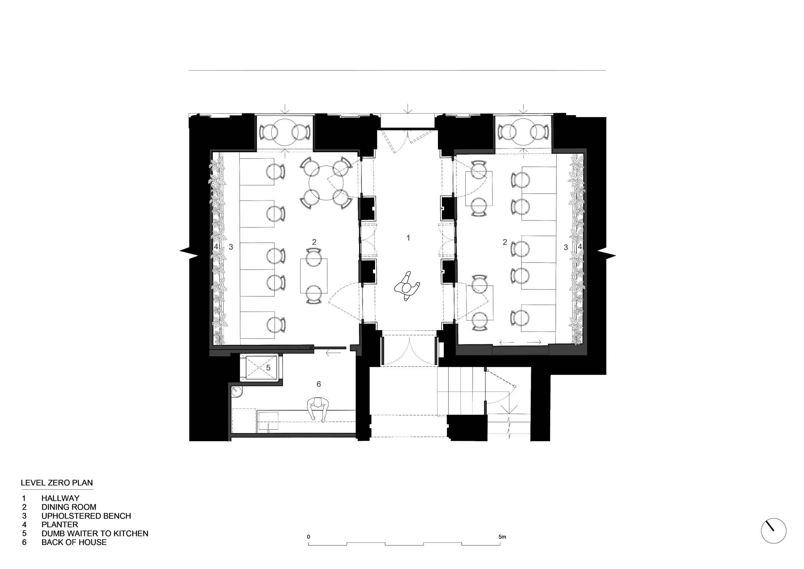 Risette and Suite Nine at Casa Ellul, drawing 1